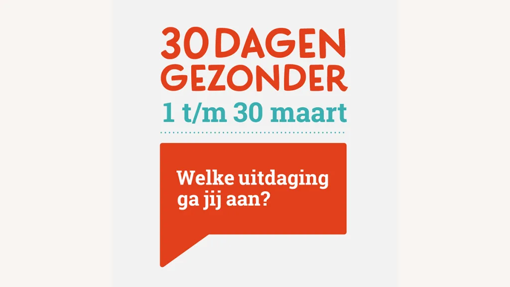 Deventer doet mee: GGD start actie '30 dagen gezonder'